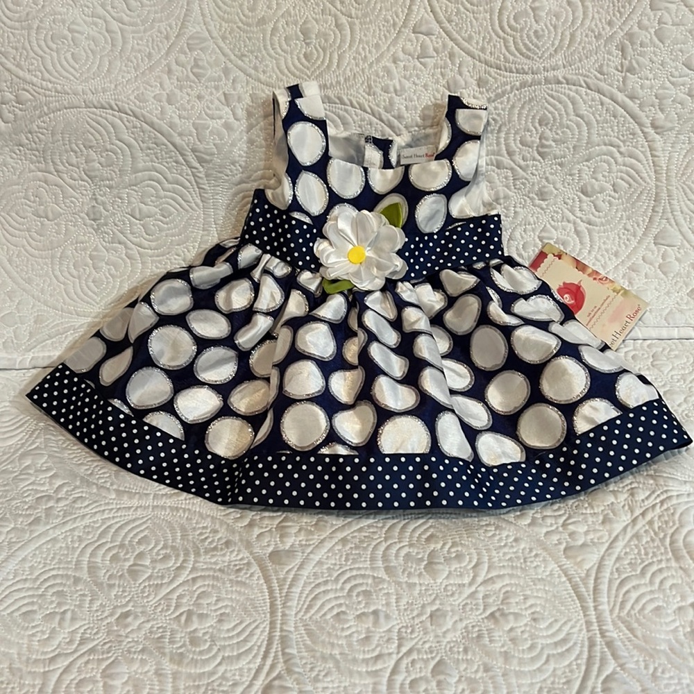 Sweet Heart Rose dress,‎ size 12 months, NWT